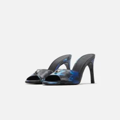 Online Coperni Holographic Logo Mule Blue / Black
