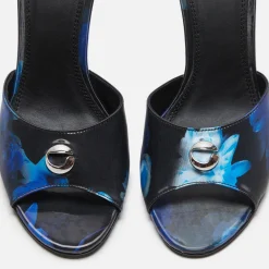 Online Coperni Holographic Logo Mule Blue / Black