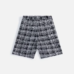 Best Sale Auralee Homespun Summer Tweed Shorts White / Black