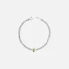 Cheap Justine Clenquet Josh Necklace Palladium