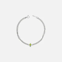 Cheap Justine Clenquet Josh Necklace Palladium