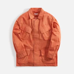 New Engineered Garments Jungle Fatigue Jacket Cotton Sheeting Rust
