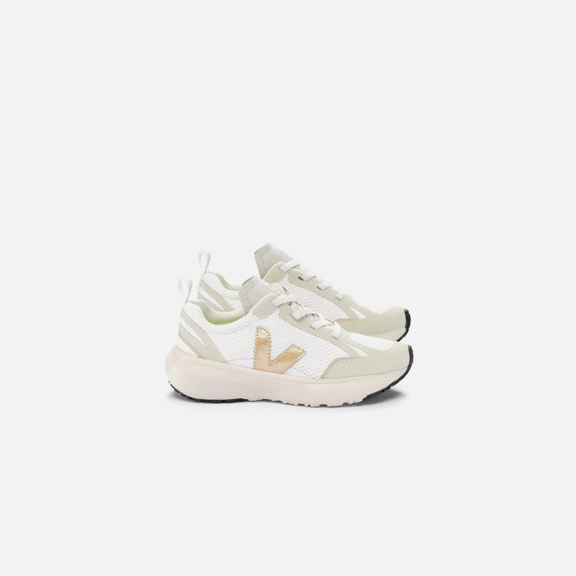 Hot Veja Junior Canary Alveomesh White Platine