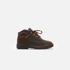 Discount Timberland Junior Field Boot Brown Nubuck / Olive Green