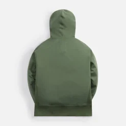 Sale Adish Kharaz Logo Hooded Sweatshirt Olive Green