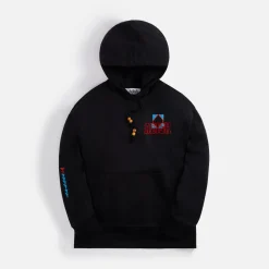 Hot Adish Kharaz Logo Hooded Sweatshirt Black