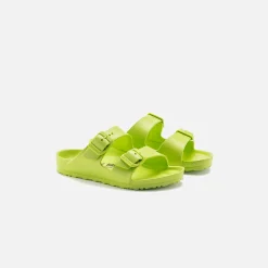 Shop Birkenstock Kids Arizona Eva Acid Lime Kids