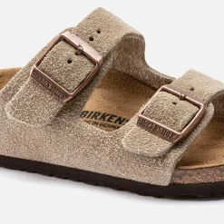 Online Birkenstock Kids Arizona Suede Taupe