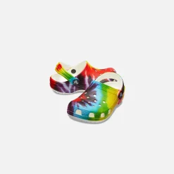 Sale Crocs Kids Classic Tie Dye Graphic Clog Multi