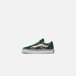 Online Vans Kids Old Skool Green / Multi