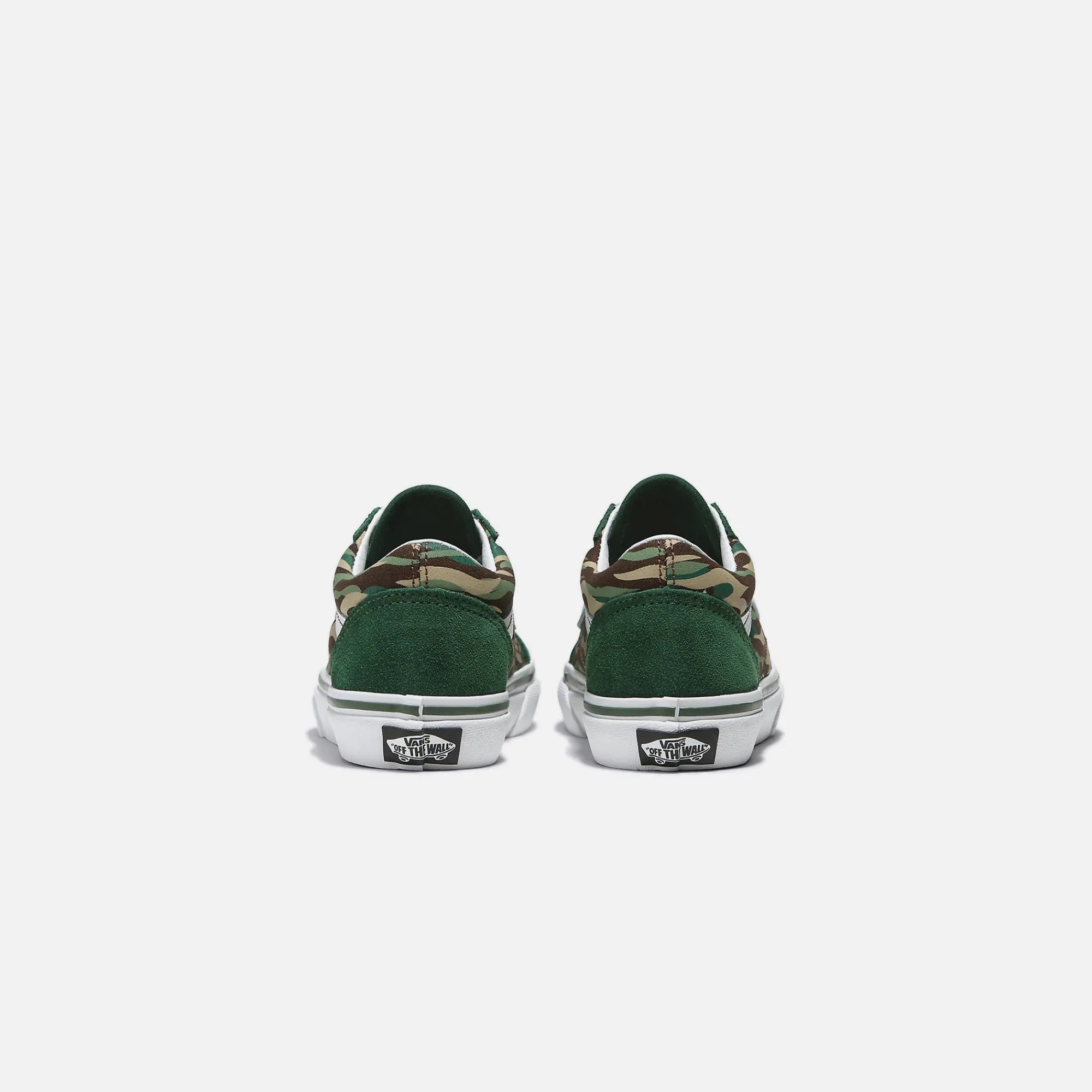 Online Vans Kids Old Skool Green / Multi