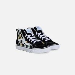 Clearance Vans Kids Sk8-Hi Zip Melted Check Black / Multi