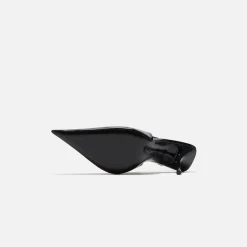 Best Sale Saint Laurent Kiss Slingback Cuir Vernic Grupy Noir Black