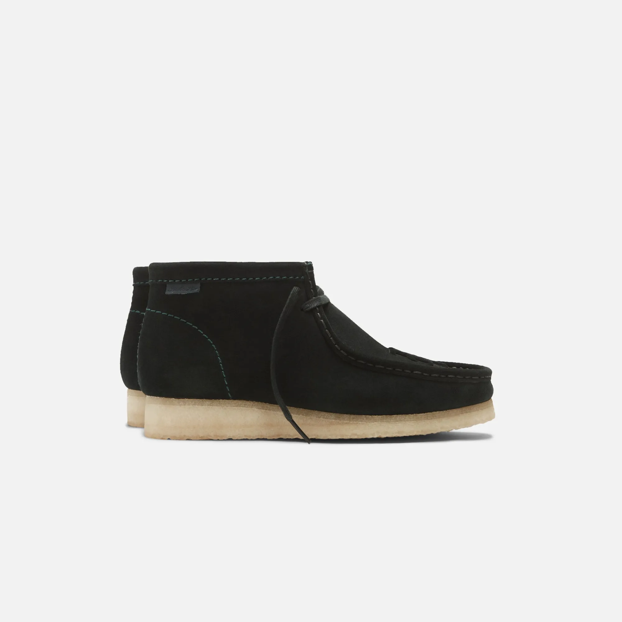 Cheap Kith & Clarks For New York Mets Wallabee Boot Dark Green Suede