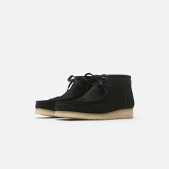 Cheap Kith & Clarks For New York Mets Wallabee Boot Dark Green Suede