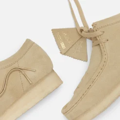 Hot Kith & Clarks For New York Mets Wallabee Maple Suede