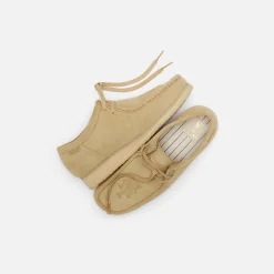 Hot Kith & Clarks For New York Mets Wallabee Maple Suede