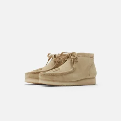 Best Sale Kith & Clarks For New York Yankees Wallabee Boot Maple Suede
