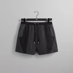 Clearance Kith 101 Harden Panelled Mesh Short Black