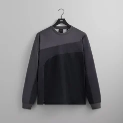 New Kith 101 Long Sleeves Otto Tee Black