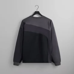 New Kith 101 Long Sleeves Otto Tee Black