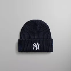 Shop Kith & New Era For New York Yankees Knit Beanie Nocturnal