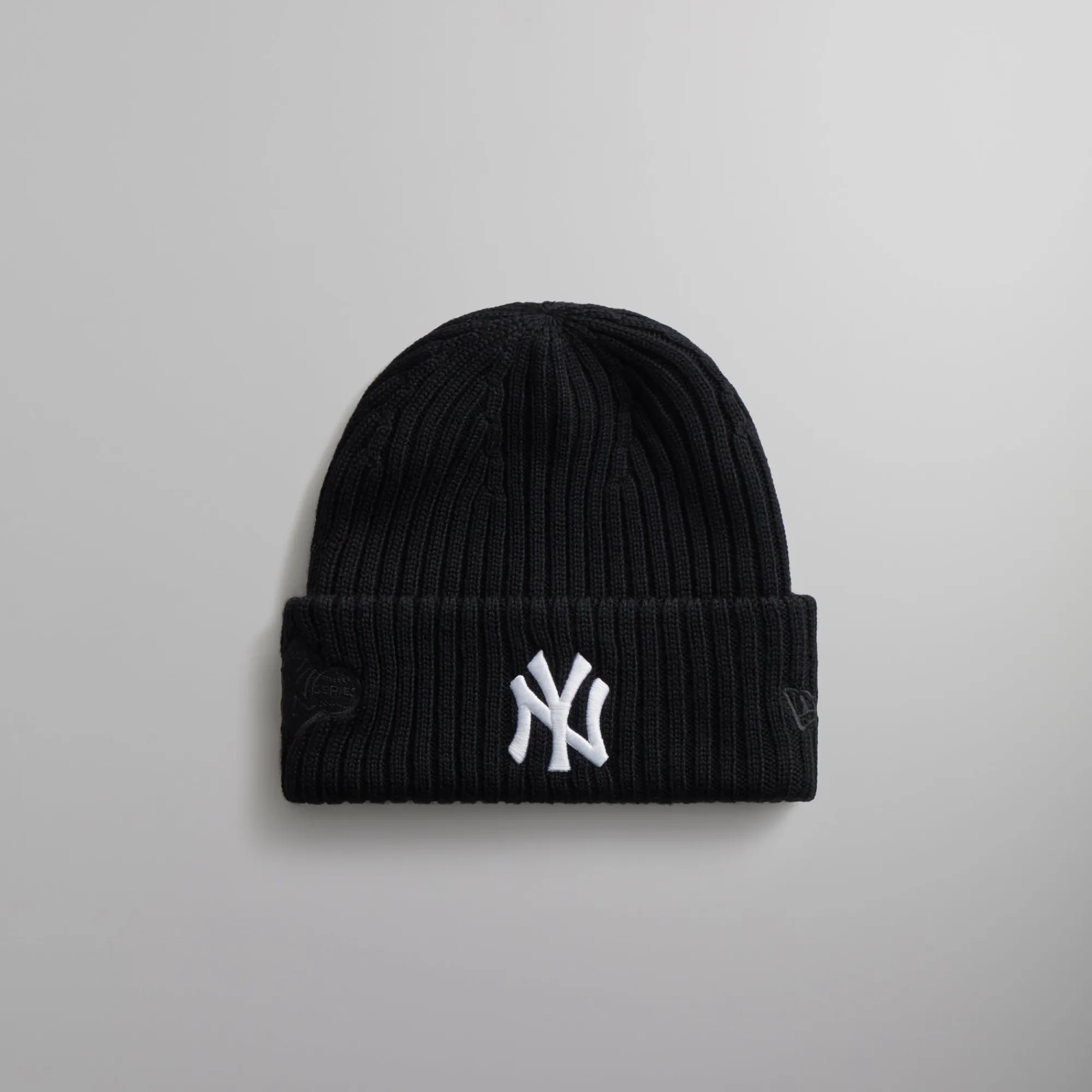 Shop Kith & New Era For New York Yankees Knit Beanie Black