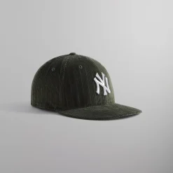 New Kith & New Era For Yankees Novelty Corduroy 59Fifty Low Profile Cypress