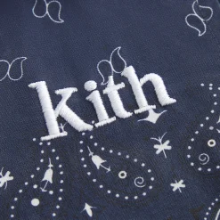Sale Kith Baby All-Over Print Paisley Camp Shirt Nocturnal