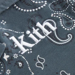 Best Kith Baby All-Over Print Paisley Camp Shirt Court