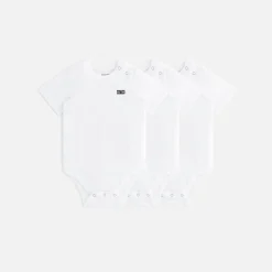 Best Kith Baby Core 3-Pack Onesies White