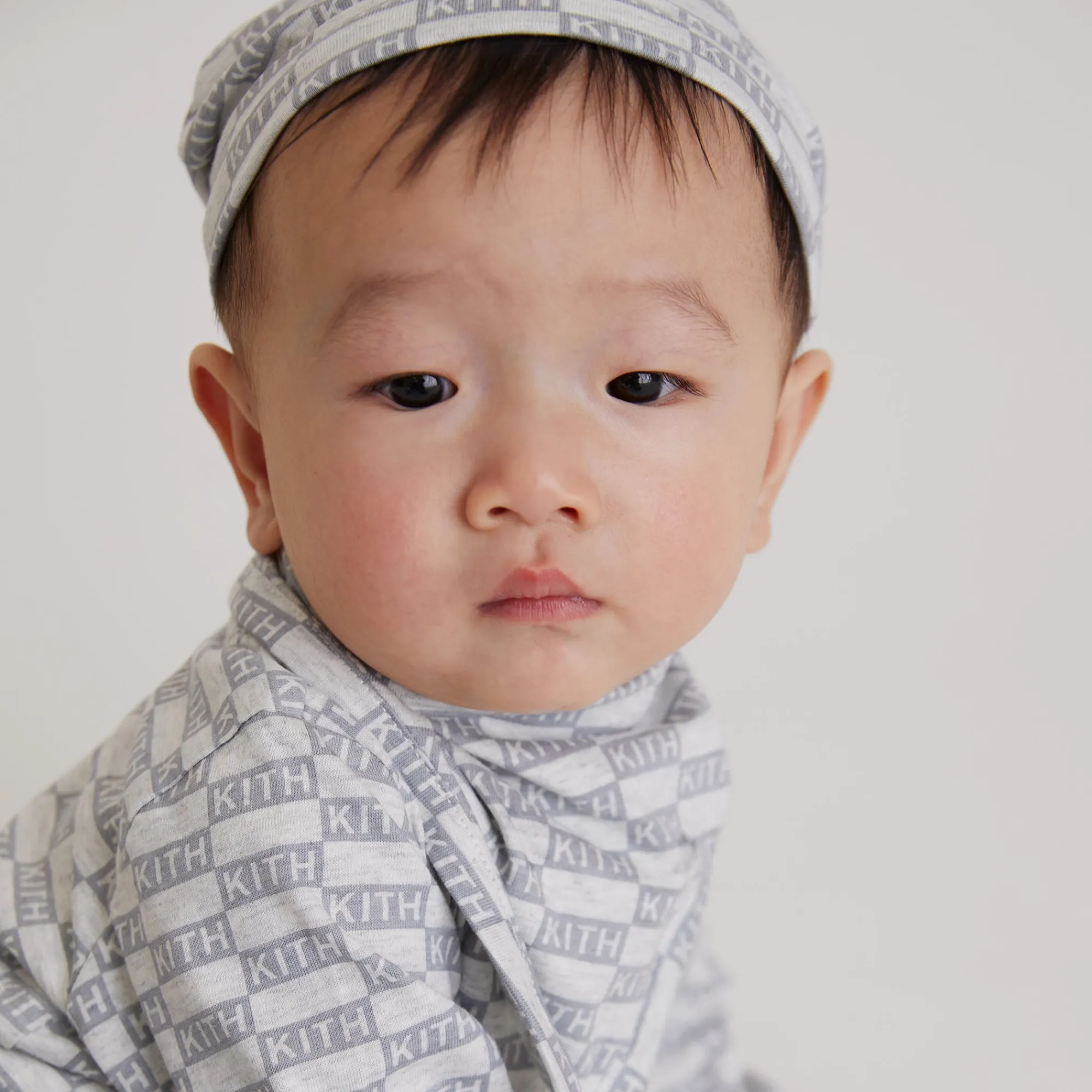Shop Kith Baby Monogram Gift Set Light Heather Grey