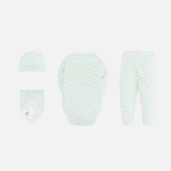 Best Kith Baby Monogram Gift Set Dusty Aqua