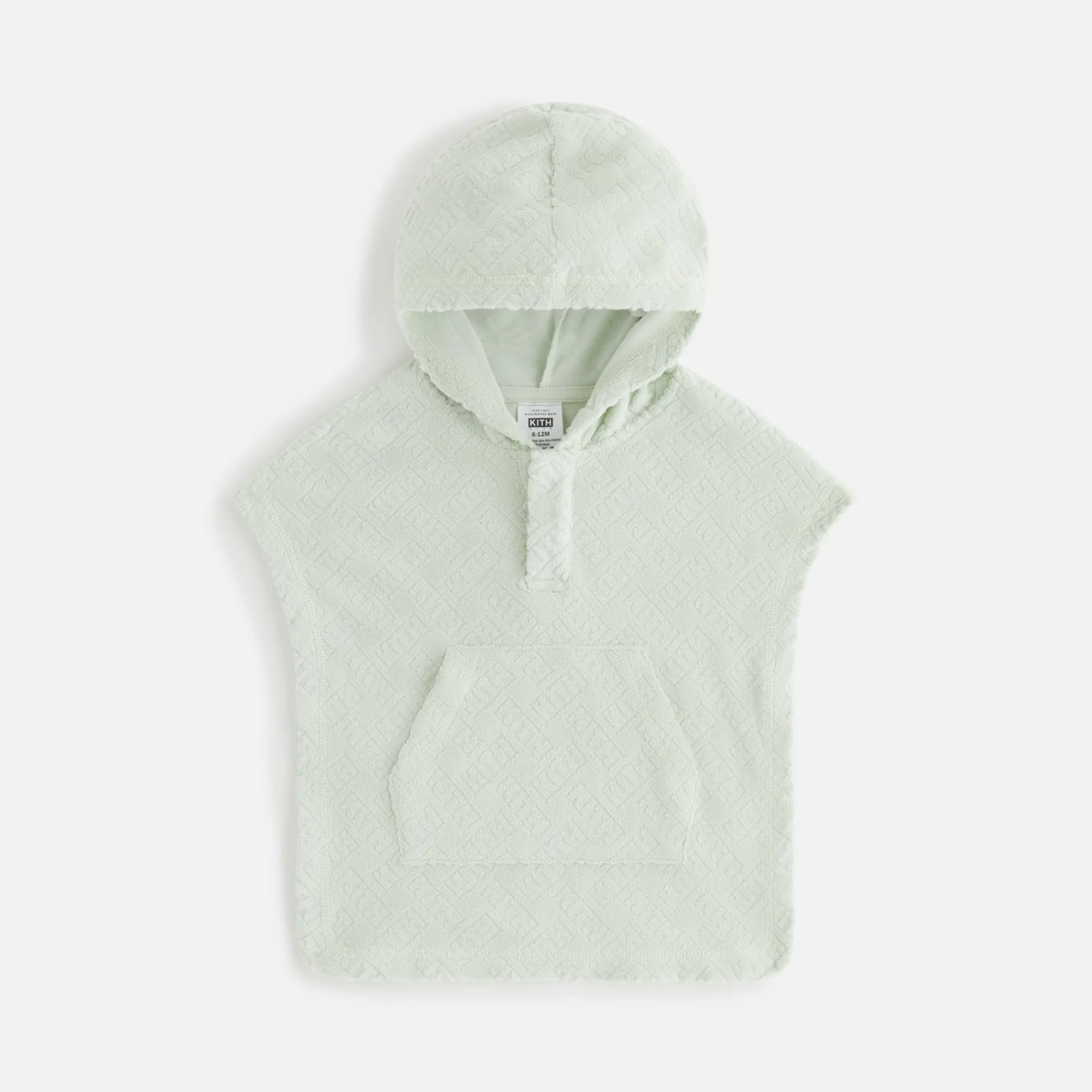 New Kith Baby Monogram Terry Cover Up Mint