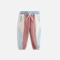 New Kith Baby Novelty Blocked Track Pant Pink Opal