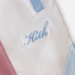 New Kith Baby Novelty Blocked Track Pant Pink Opal