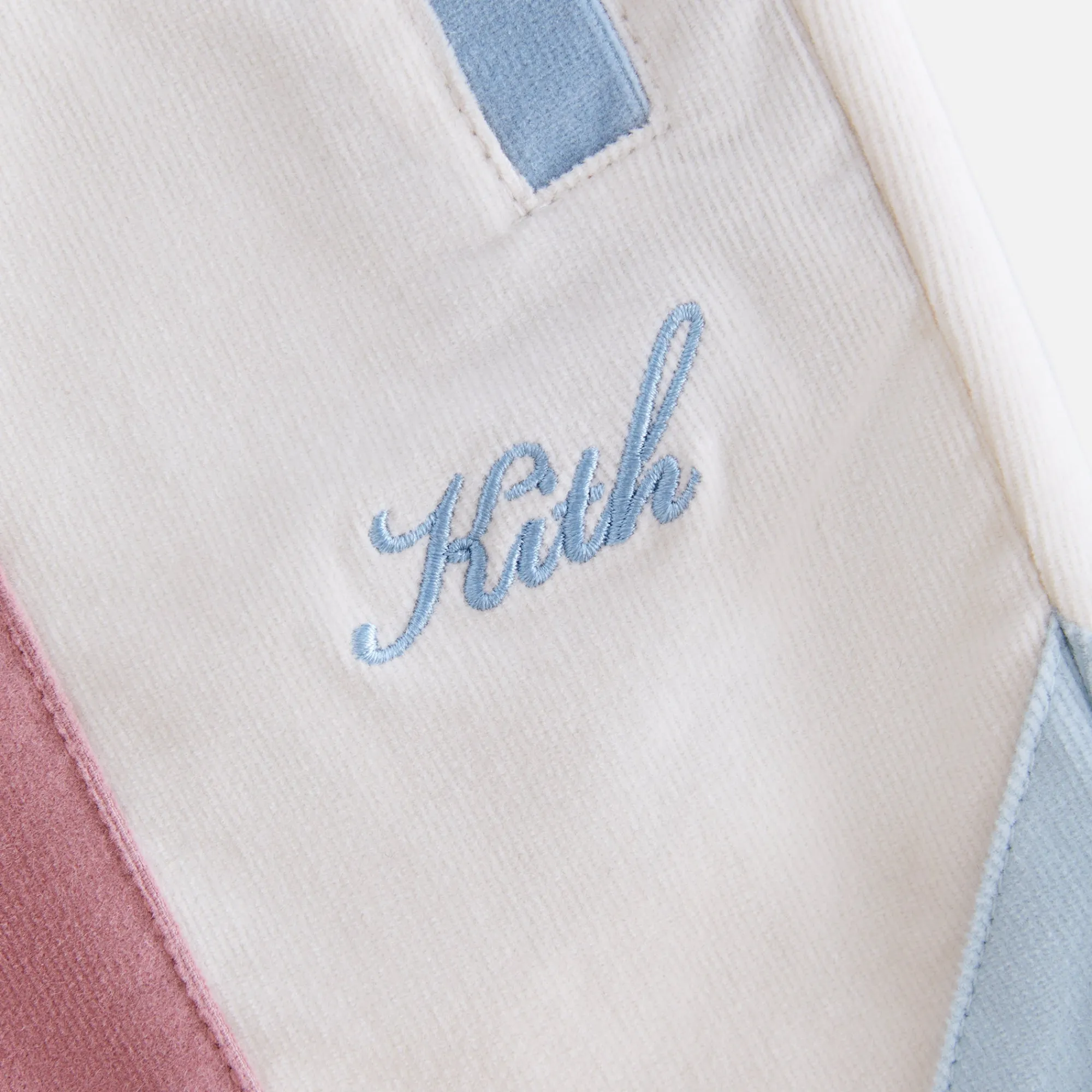 New Kith Baby Novelty Blocked Track Pant Pink Opal