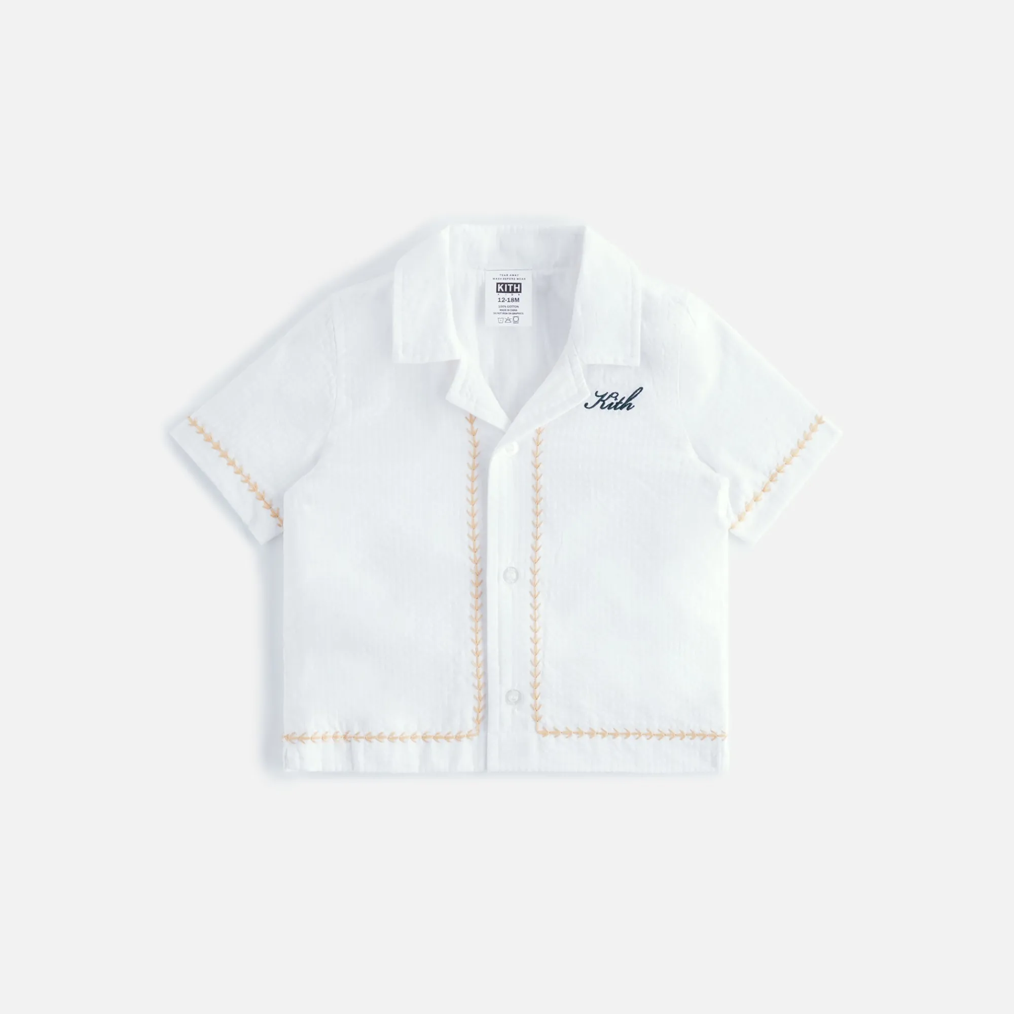 Store Kith Baby Novelty Camp Shirt White