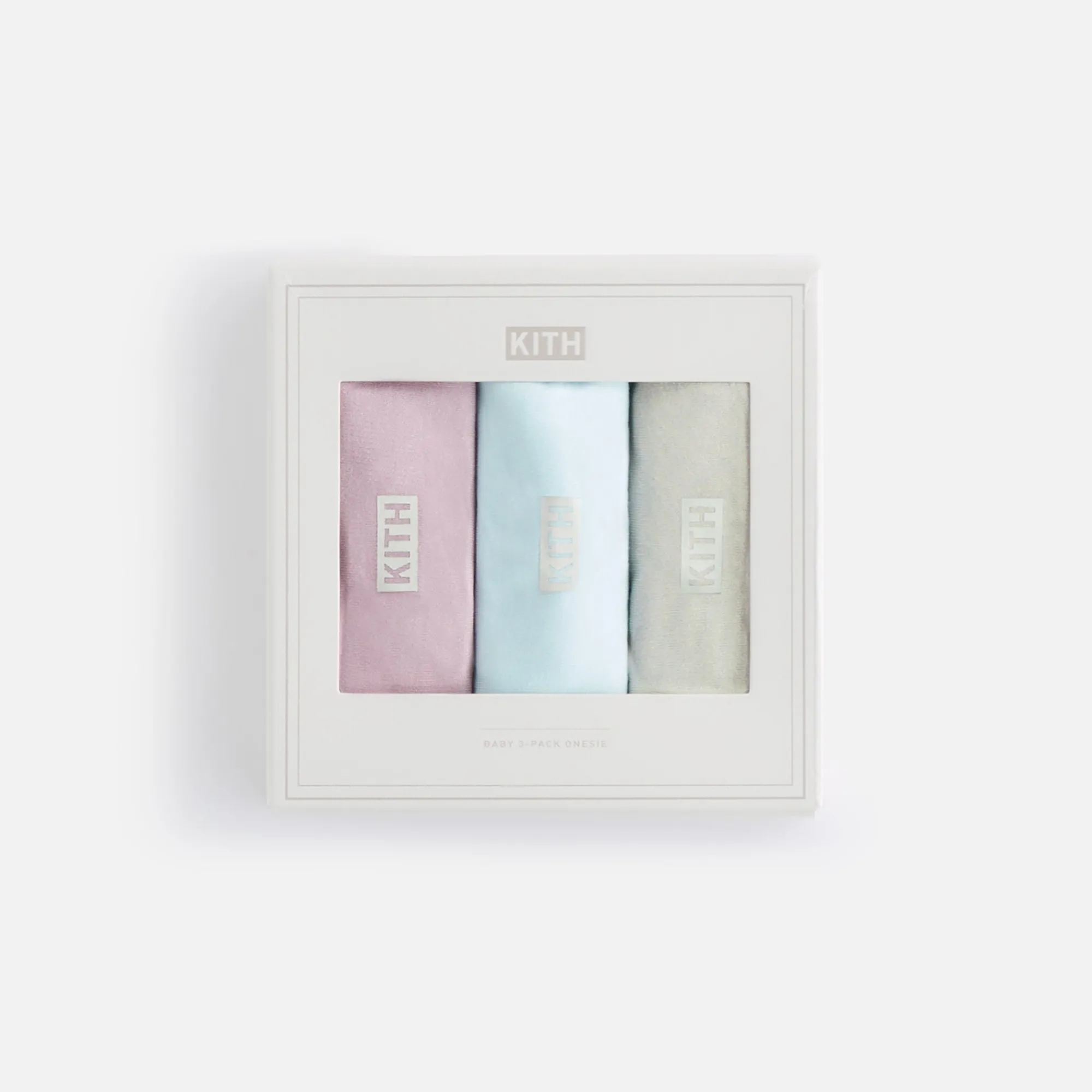 Shop Kith Baby 3-Pack Onesie Dusty Quartz