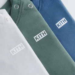 Cheap Kith Baby 3-Pack Onesies Bering Sea Multi