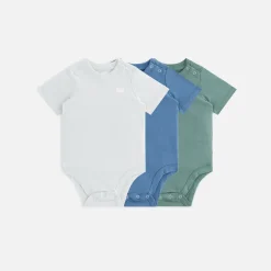 Shop Kith Baby 3-Pack Onesies Bering Sea Multi