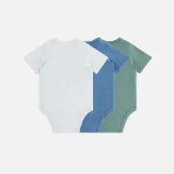 Shop Kith Baby 3-Pack Onesies Bering Sea Multi