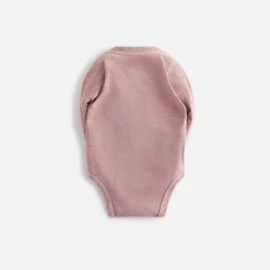 Clearance Kith Baby Slub Long Sleeves Onesie Dusty Quartz