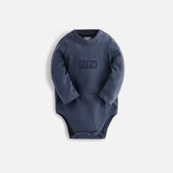 Store Kith Baby Slub Long Sleeves Onesie Genesis