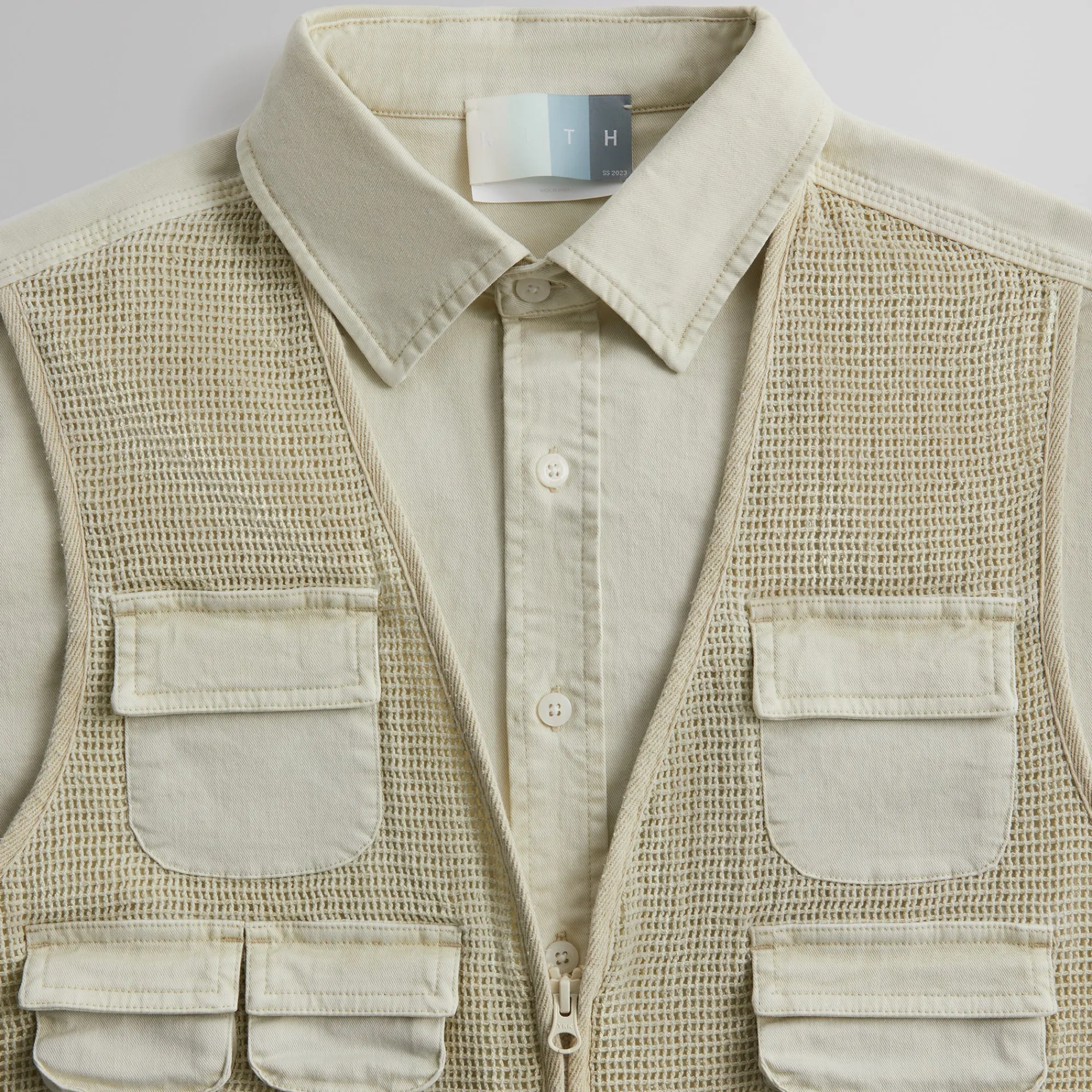 Outlet Kith Burnett Buttondown Shirt Waffle
