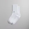 Online Kith Classic Half Crew 3 Pack Socks White