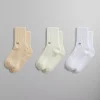 Outlet Kith Classic Half Crew 3 Pack Socks Multi