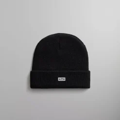 Hot Kith Classic Rib Beanie Black