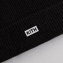 Hot Kith Classic Rib Beanie Black