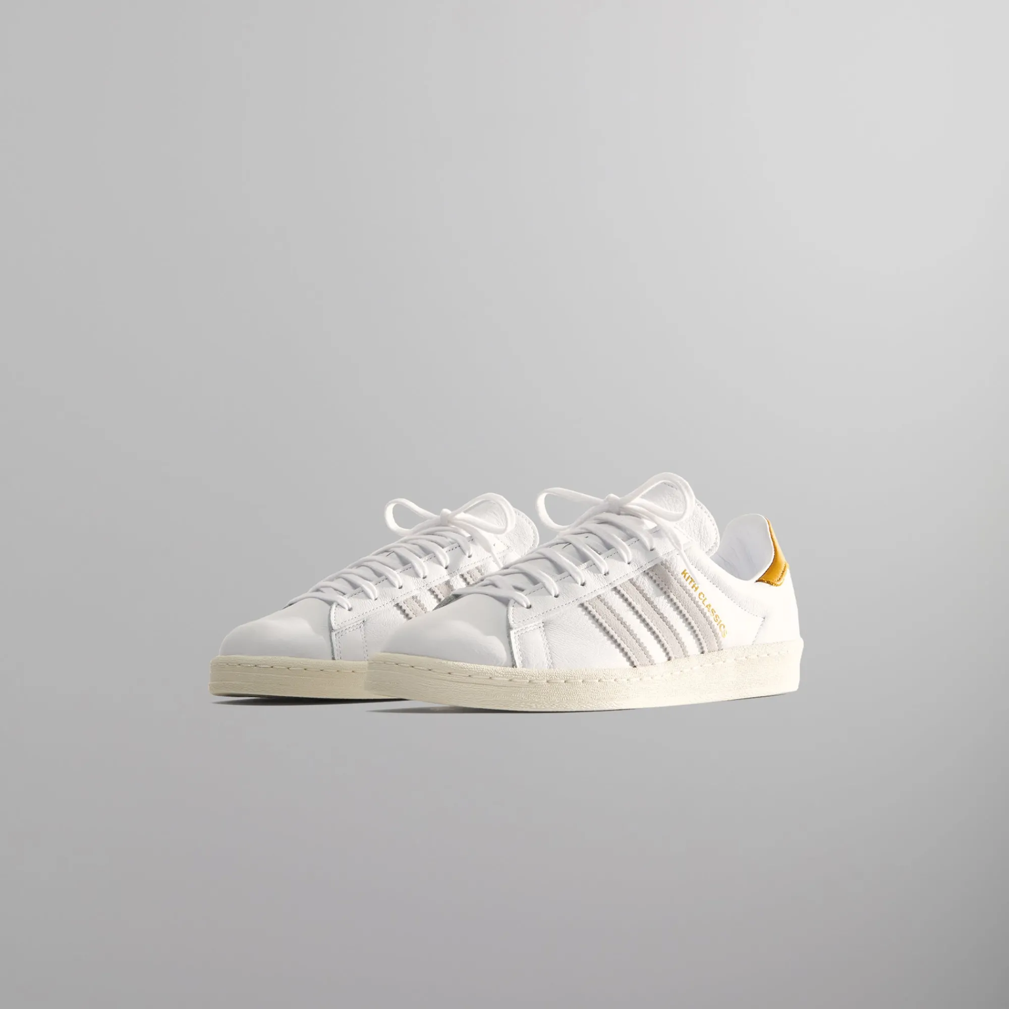 Clearance Kith Classics For Adidas Originals Campus 80S Footwear White / Off White